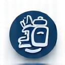 Stylized 24/7 support icon